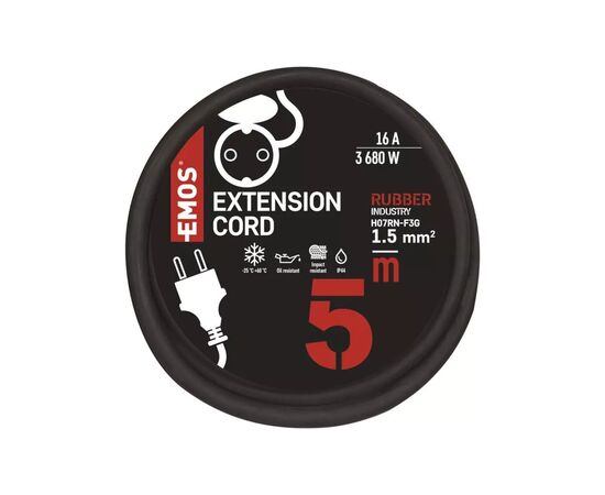 Мережевий подовжувач EMOS P01805, зображення 3