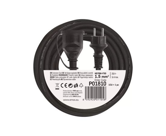 Сетевой удлинитель EMOS P01810, изображение 4