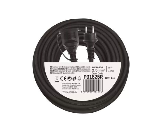 Сетевой удлинитель EMOS P01825R, изображение 4