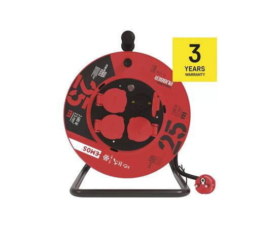 Мережевий подовжувач EMOS P19625, 25m, 2.5mm2 (P19625), зображення 6