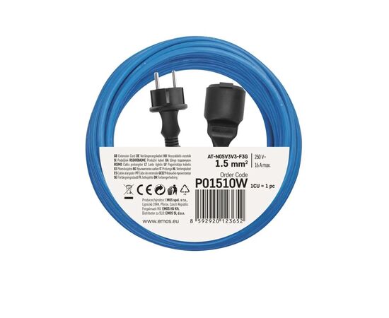 Сетевой удлинитель EMOS P01510W, изображение 10