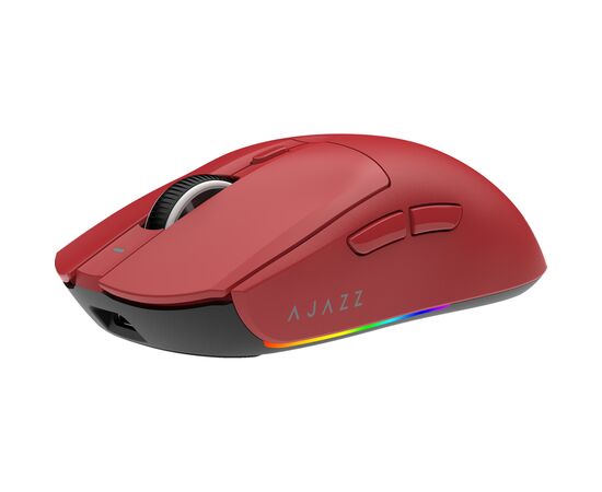 Мишка Ajazz AJ139 V2 MC Wireless/Bluetooth/USB Red (AJ139-V2-MC-R), зображення 2