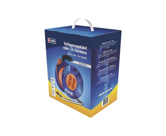 Сетевой удлинитель EMOS катушка 4 роз., 20 м (P09220), изображение 6