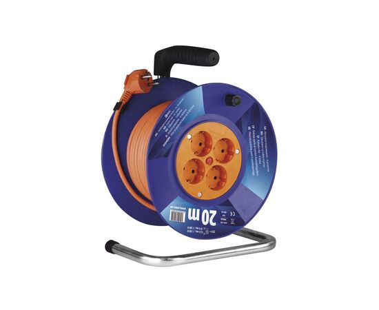 Сетевой удлинитель EMOS катушка 4 роз., 20 м (P09220)