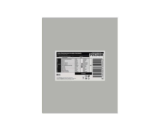 Сетевой удлинитель EMOS катушка 4 роз., 40 м (P09240M), изображение 5