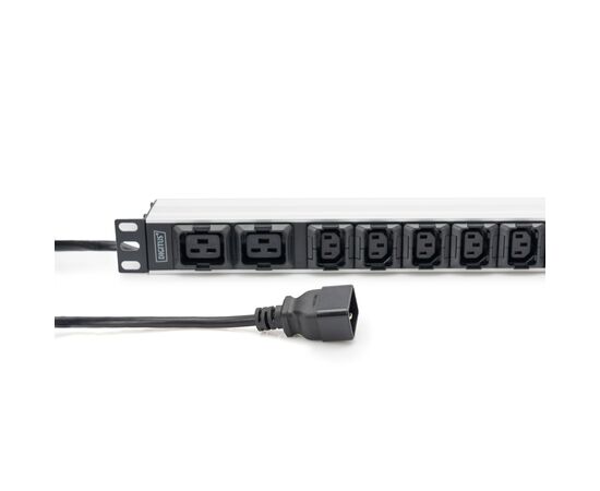Силовой блок 19" 1U w/PDU 8xC13, 2xC19, 16A, 250V, вилка C20 Digitus (DN-95427), изображение 7