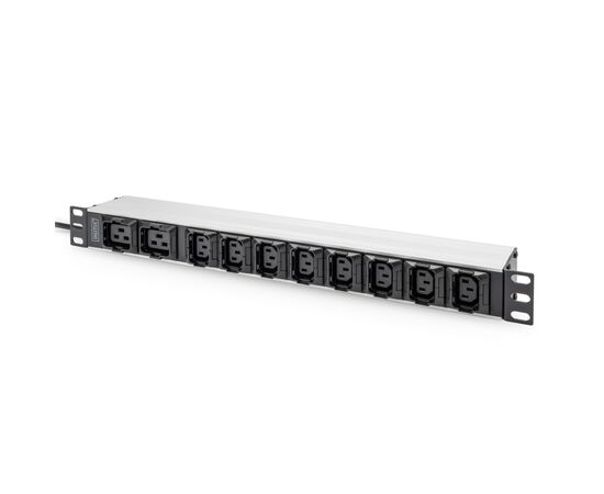 Силовой блок 19" 1U w/PDU 8xC13, 2xC19, 16A, 250V, вилка C20 Digitus (DN-95427)