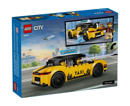 Конструктор LEGO City Желтое такси (60487), изображение 7