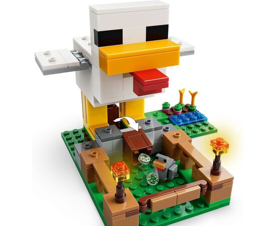 Конструктор LEGO Minecraft Куриная ферма (21585), изображение 7