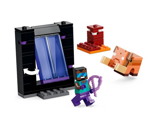 Конструктор LEGO Minecraft Путешествие в Нижний мир и Портал в Край (21584), изображение 6