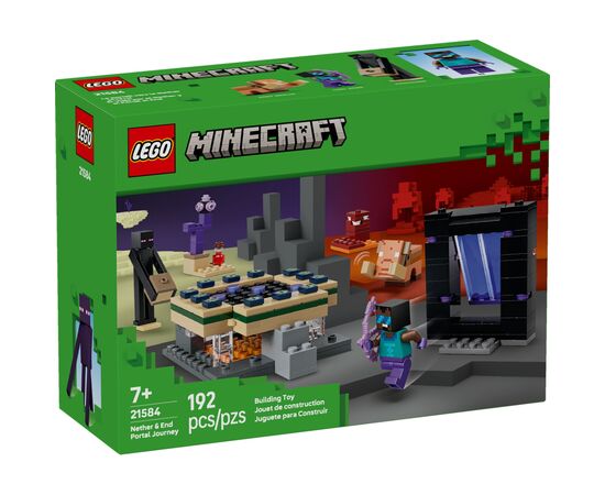 Конструктор LEGO Minecraft Путешествие в Нижний мир и Портал в Край (21584)