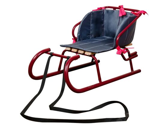 Матрасик в санки Snower сірий з рожевим (4820211101626), изображение 2