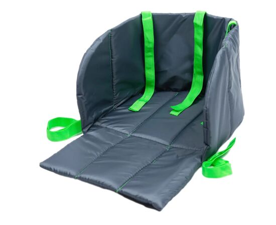 Матрасик в санки Snower сірий з салатовим (4820211101633)