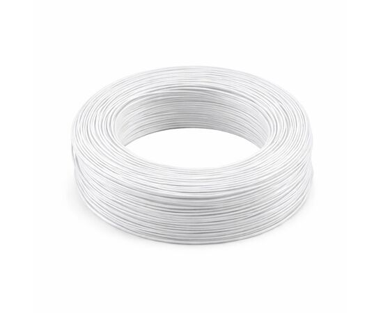 Кабель силовой MYSUN гнучкий, мідний, бухта 610м WHITE (24AWG-WT)