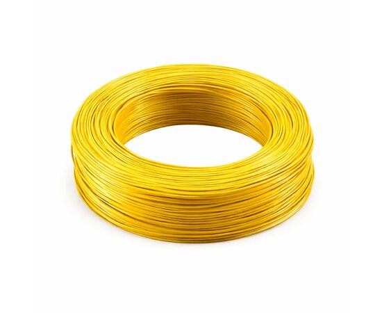 Кабель силовой MYSUN гнучкий, мідний, бухта 610м YELLOW (24AWG-YL)