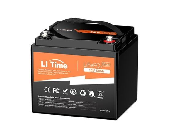 Батарея LiFePo4 Litime 12.8V-50Ah 640Wh (L12V50-BASIC-4-A38)