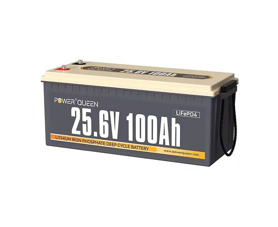 Батарея LiFePo4 Power Queen RV190 12.8V 100Ah H190 (P12V100-RV190-BT-4-AC150), изображение 2