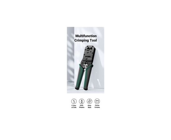 Инструмент Ugreen Обжимные клещи NW136 Multifunctional Clamp Green (70683), изображение 3
