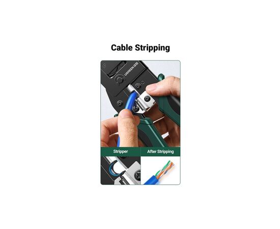 Инструмент Ugreen Обжимные клещи NW136 Multifunctional Clamp Green (70683), изображение 5