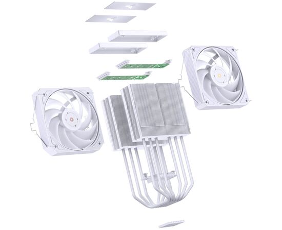 Кулер до процесора JONSBO HX6280 White, зображення 11