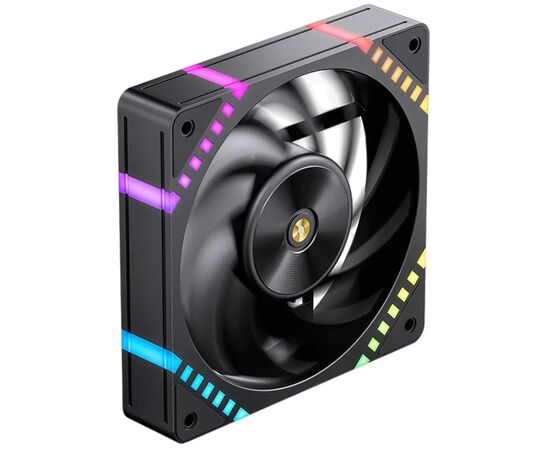 Кулер до корпусу JONSBO HF2-120B ARGB Black, зображення 3