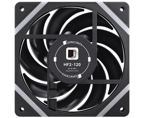 Кулер до корпусу JONSBO HF2-120B ARGB Black, зображення 7