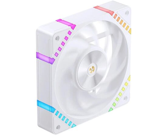 Кулер до корпусу JONSBO HF2-120W ARGB White, зображення 3