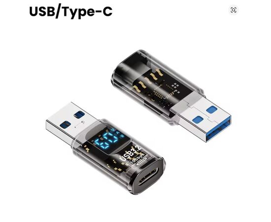 Переходник USB 3.2 AM to USB-C F 10Gbps QC 36W PD60W with display XoKo (AC-230TCU)