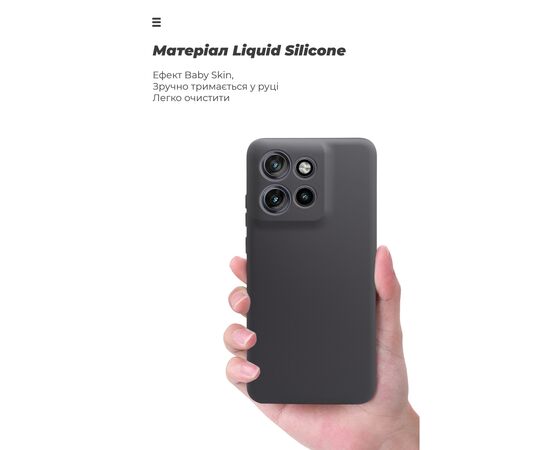 Чохол до мобільного телефона Armorstandart ICON Motorola Edge 60 Neo 5G / 50 Neo 5G Camera cover Black (ARM90000), зображення 7