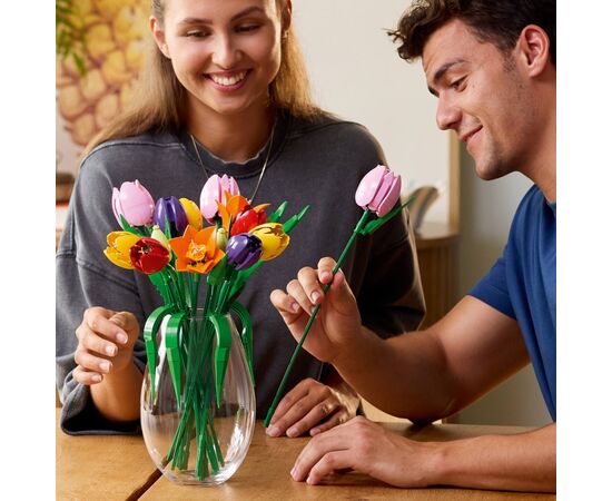 Конструктор LEGO Botanicals Букет тюльпанов (11501), изображение 10