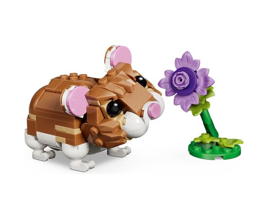 Конструктор LEGO Creator Очаровательный хомяк с цветком (31376), изображение 4