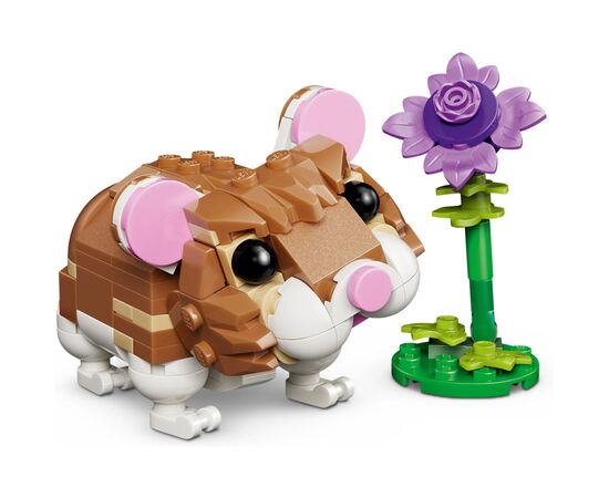 Конструктор LEGO Creator Очаровательный хомяк с цветком (31376), изображение 6