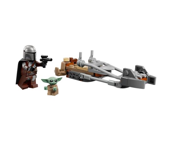 Конструктор LEGO Star Wars Скоростной мотоцикл Мандалорца и Грогу (75436), изображение 2