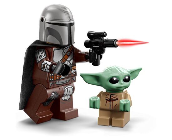 Конструктор LEGO Star Wars Скоростной мотоцикл Мандалорца и Грогу (75436), изображение 3