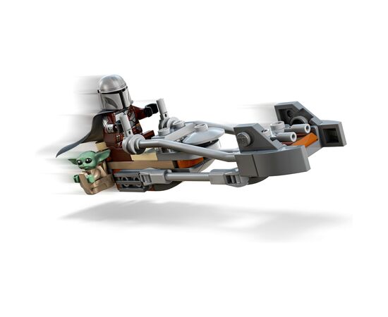 Конструктор LEGO Star Wars Скоростной мотоцикл Мандалорца и Грогу (75436), изображение 4