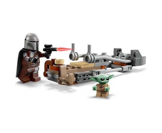 Конструктор LEGO Star Wars Скоростной мотоцикл Мандалорца и Грогу (75436), изображение 6