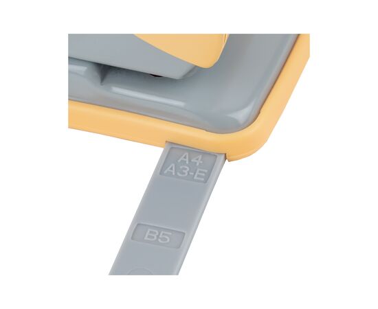 Дырокол Axent Exakt-2 металлический, 30л, Earth colors желтый (3930-26-A), изображение 3