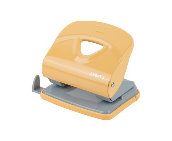 Дырокол Axent Exakt-2 металлический, 30л, Earth colors желтый (3930-26-A)