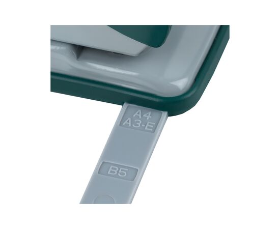 Дырокол Axent Exakt-2 металлический, 30л, Earth colors зеленый (3930-30-A), изображение 3