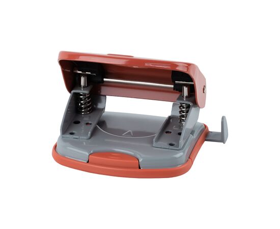 Дырокол Axent Exakt-2 металлический, 30л, Earth colors коралловый (3930-28-A), изображение 2