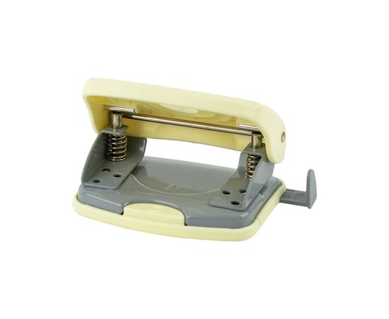 Дырокол Axent Welle-2 с пластиковый верх, 20 л, Pastelini, желтый (3820-08-A), изображение 4