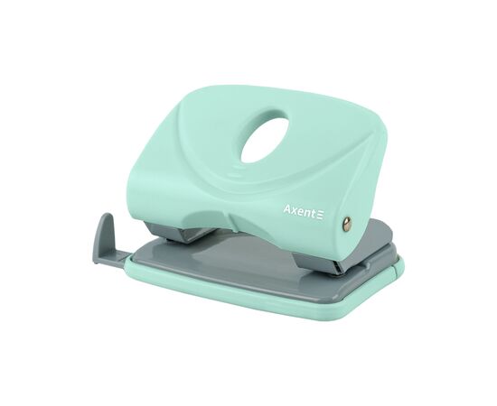 Діркопробивач Axent Welle-2 з пластиковий верх, 20 арк,Pastelini, м'ятний (3820-18-A)