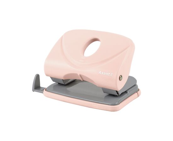 Діркопробивач Axent Welle-2 з пластиковий верх, 20 арк,Pastelini, рожевий (3820-10-A)