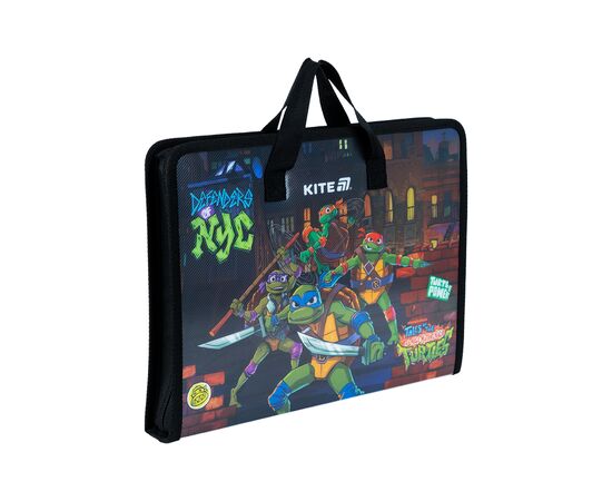 Папка - портфель Kite на молнии A4 Ninja Turtles, 1 отделение (NT25-202), изображение 2