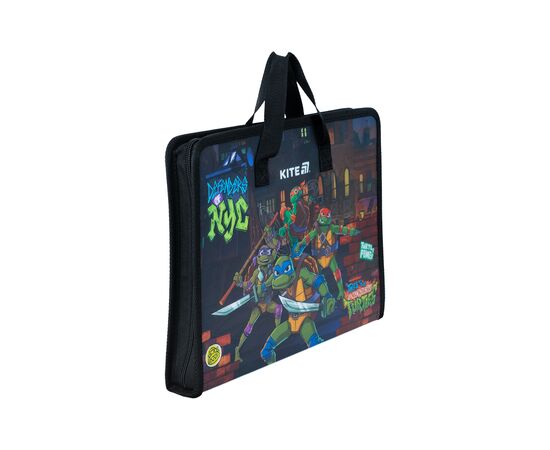 Папка - портфель Kite на молнии A4 Ninja Turtles, 1 отделение (NT25-202), изображение 3