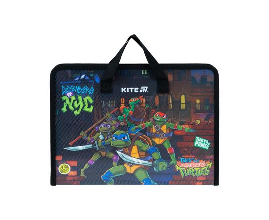 Папка - портфель Kite на молнии A4 Ninja Turtles, 1 отделение (NT25-202)