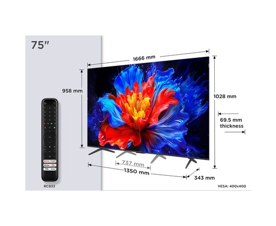 Телевизор TCL 75P8K, изображение 5