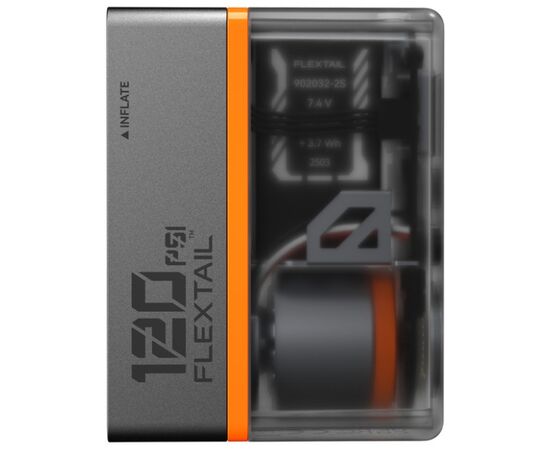 Задняя велофара Flextail та міні насос 2 в 1 Tiny Tire Pump ACS, чорний (6975755966342), изображение 4