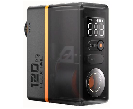 Задняя велофара Flextail та міні насос 2 в 1 Tiny Tire Pump ACS, чорний (6975755966342)