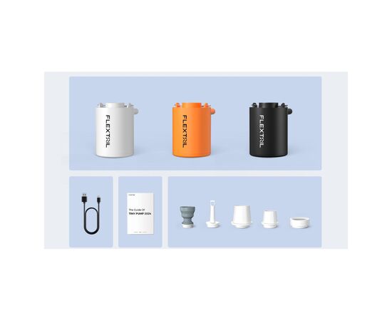 Насос для надувной мебели Flextail Tiny Pump, помаранчевий (6975755961378), изображение 2